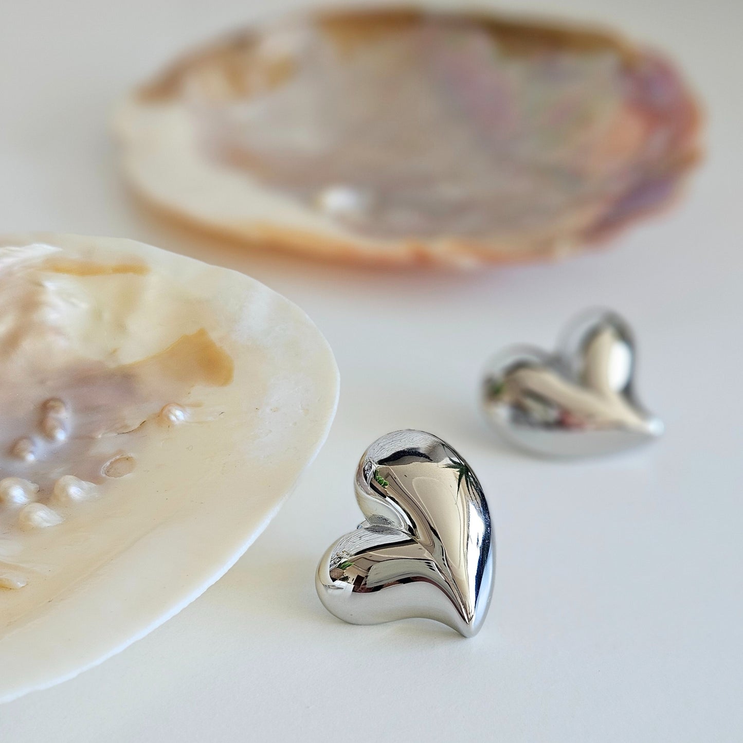Kolczyki "HEART" silver