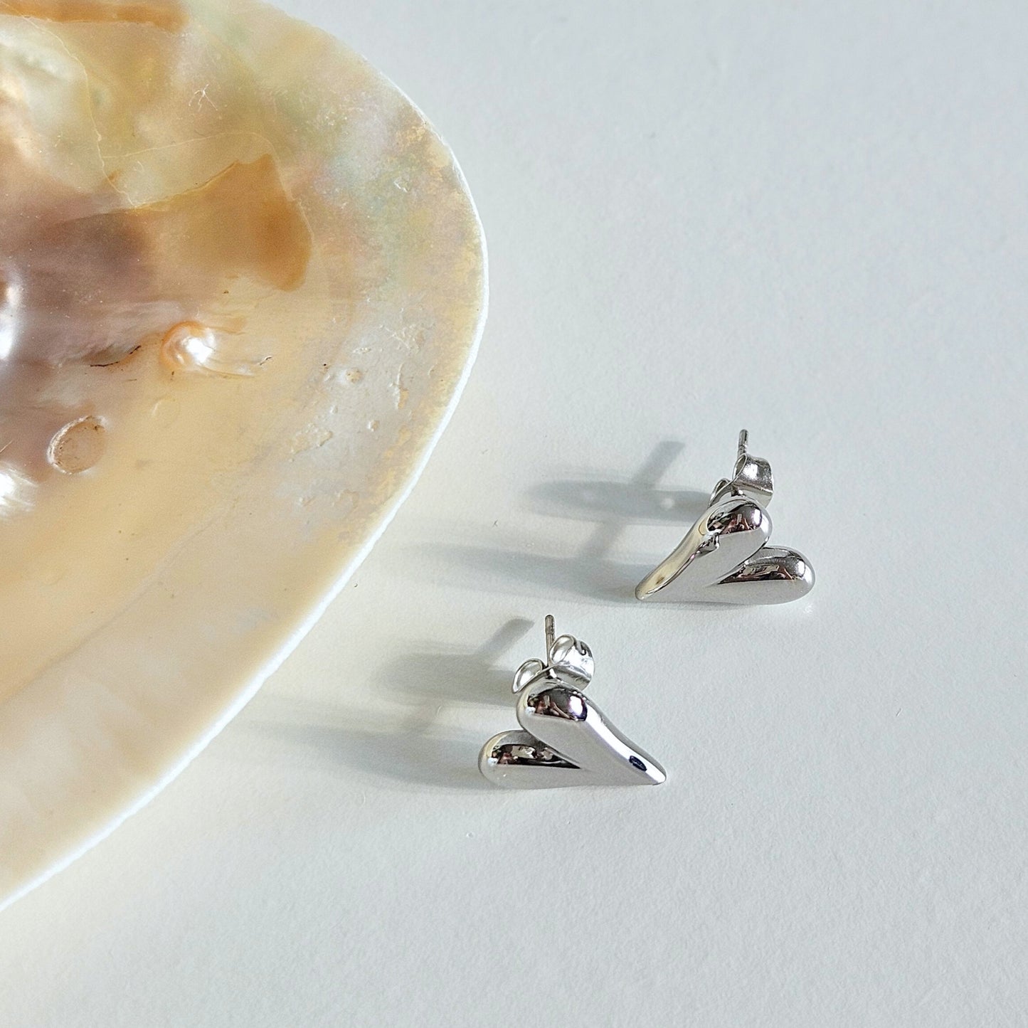 Kolczyki "MINI HEART" silver