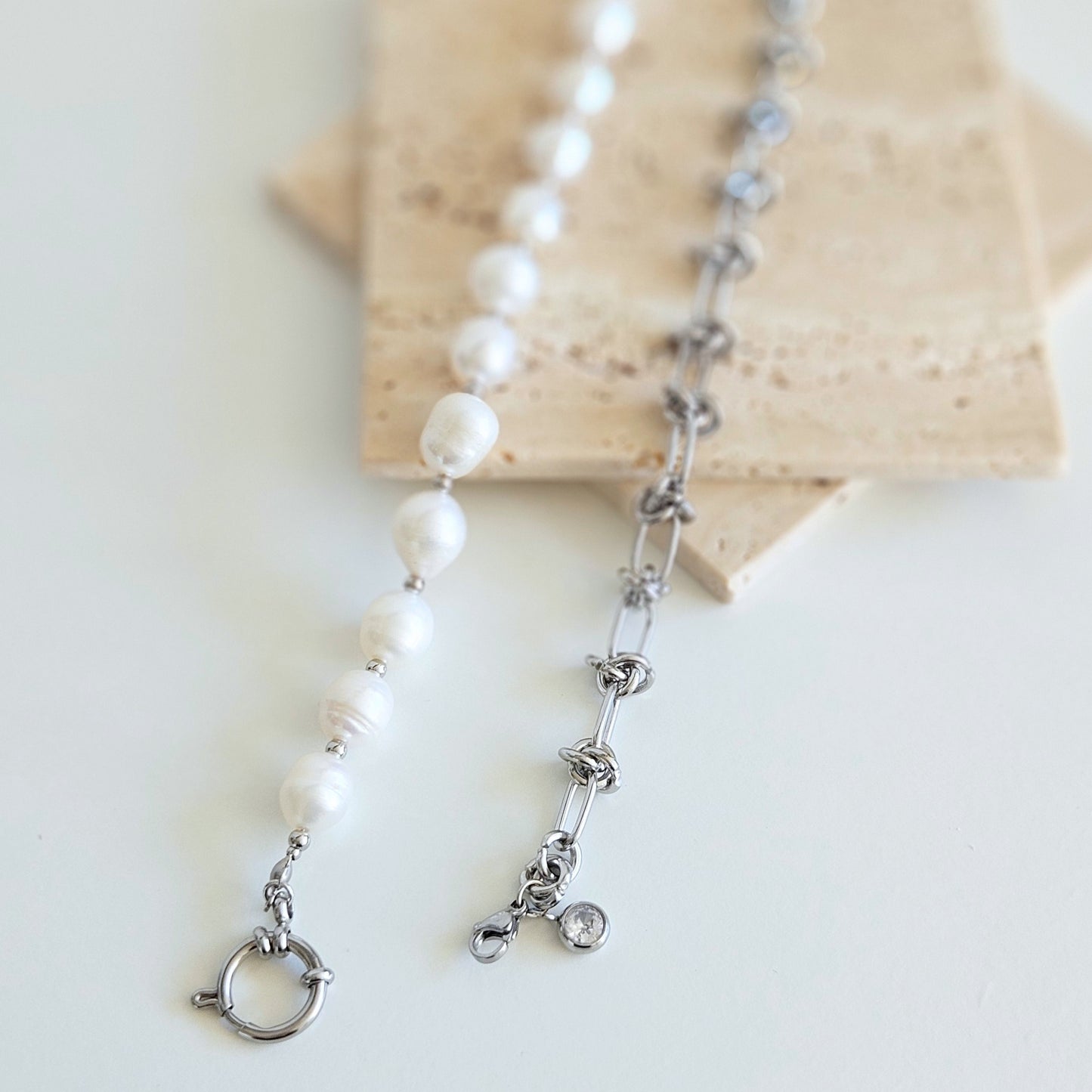 Naszyjnik OCEAN DROP silver