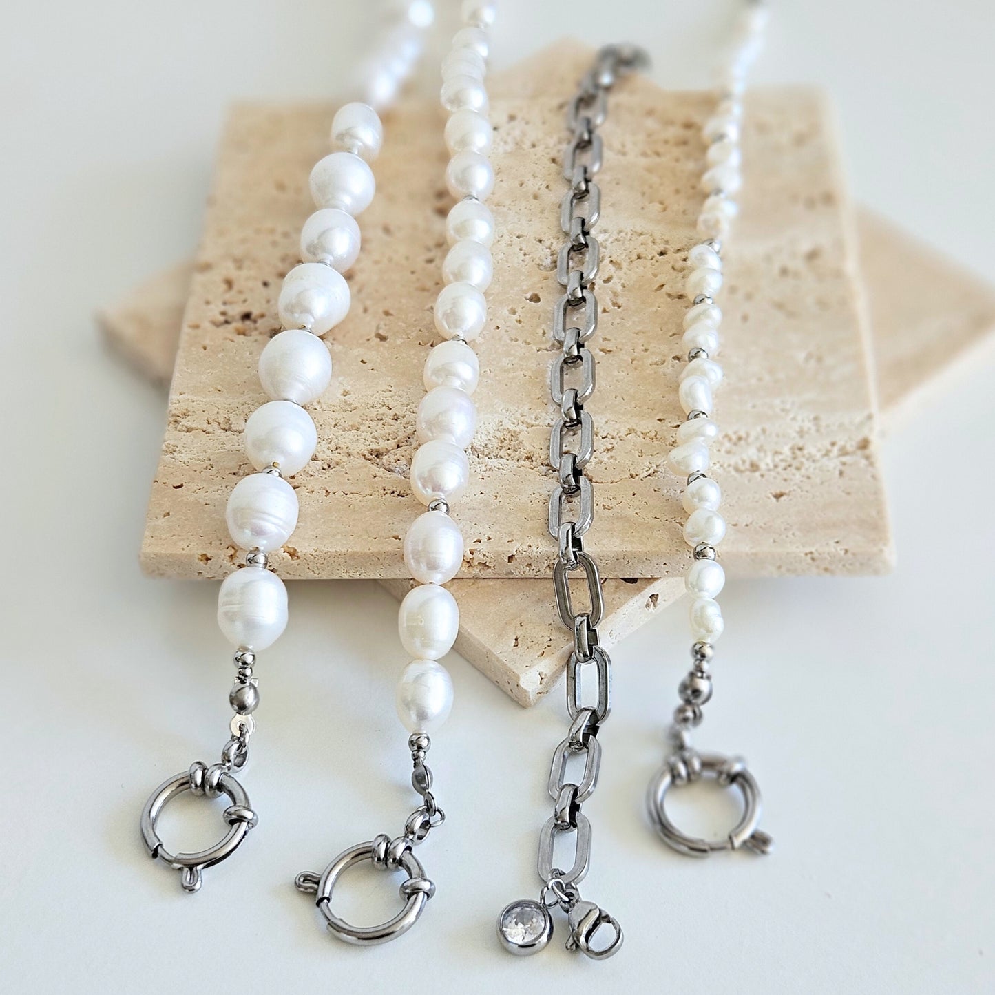 Połówka z łańcuchem – Ocean Elegante (Łańcuch) silver