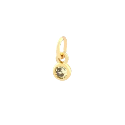 Charms "YELLOW CRYSTAL"