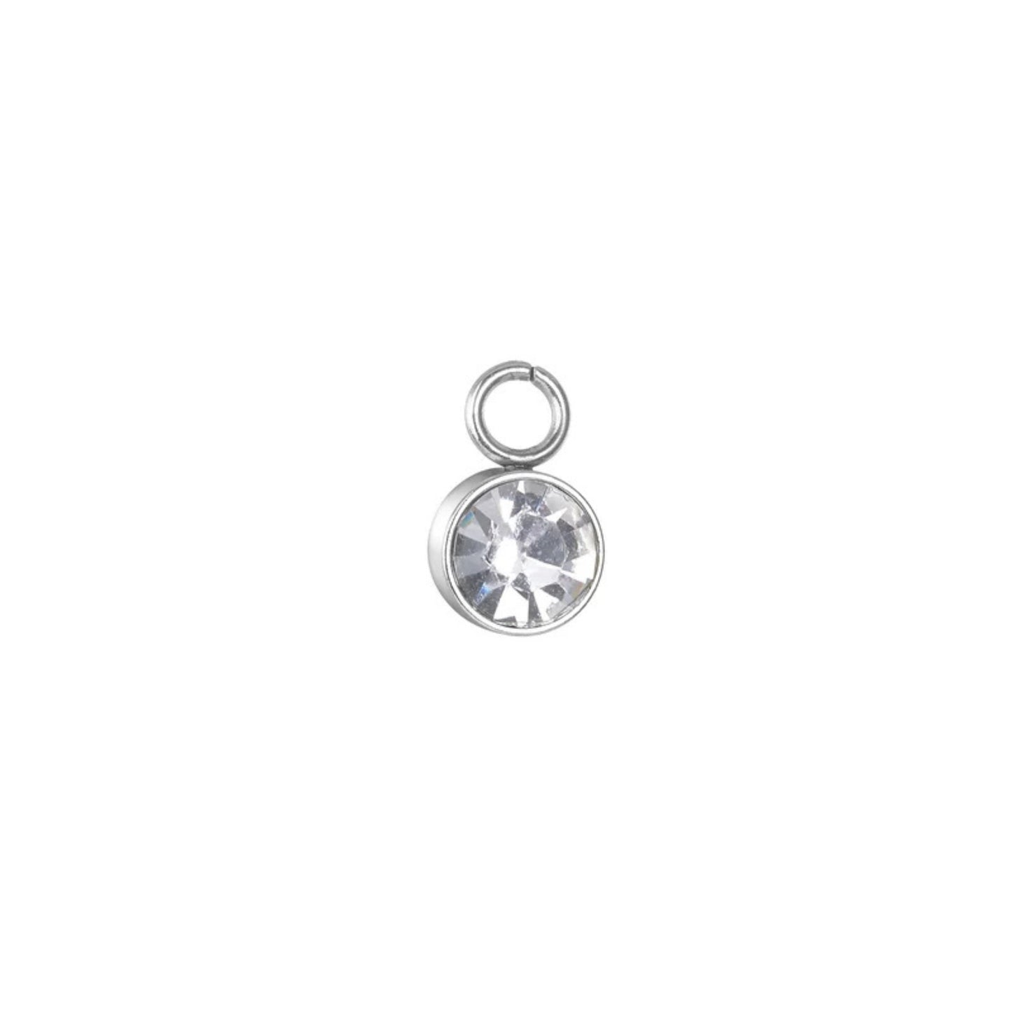 Charms PURE CRYSTAL silver