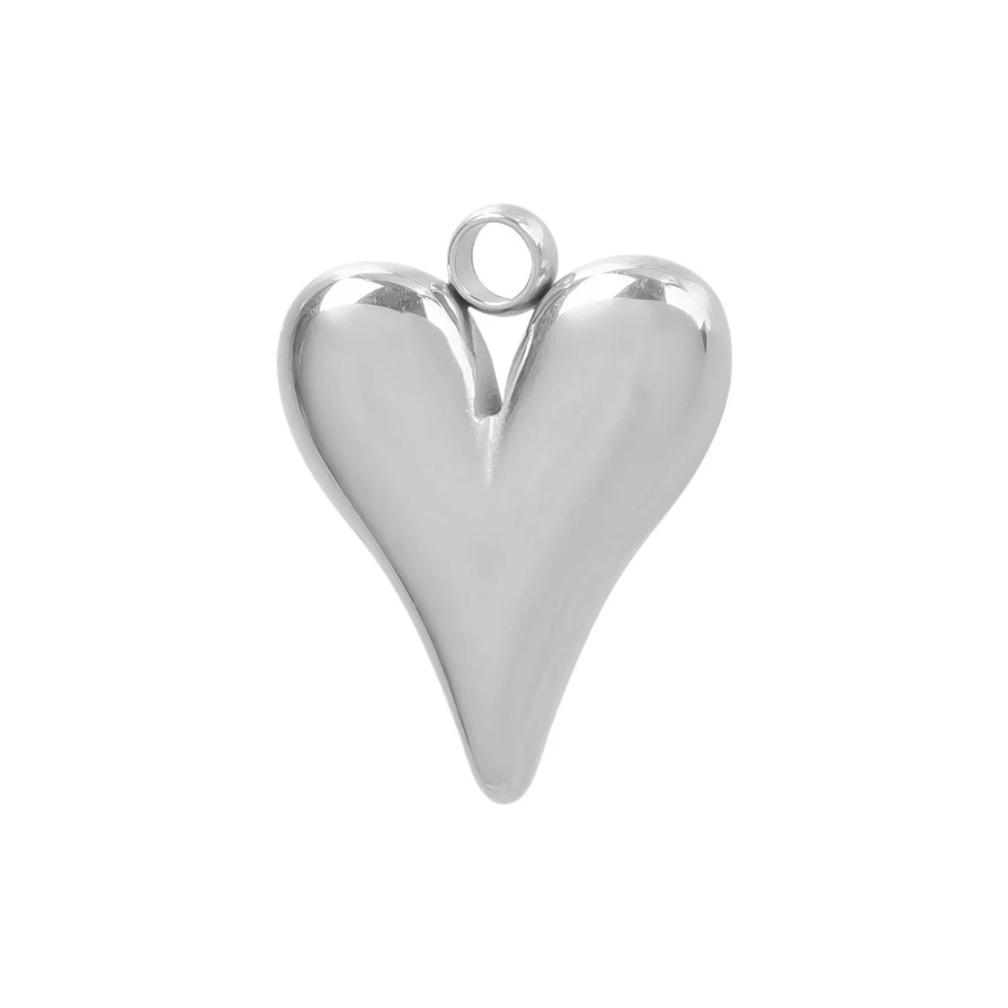Charms FULL HEART silver