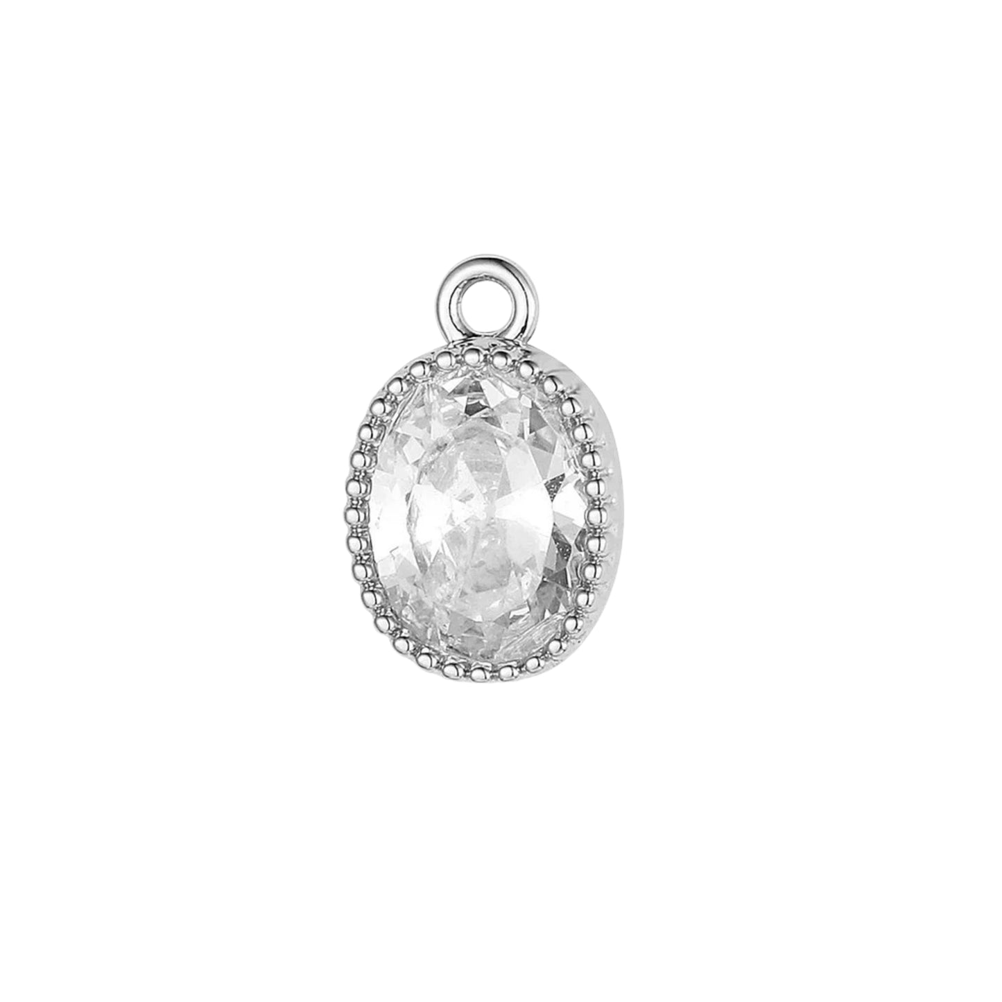 Charms CRYSTAL silver