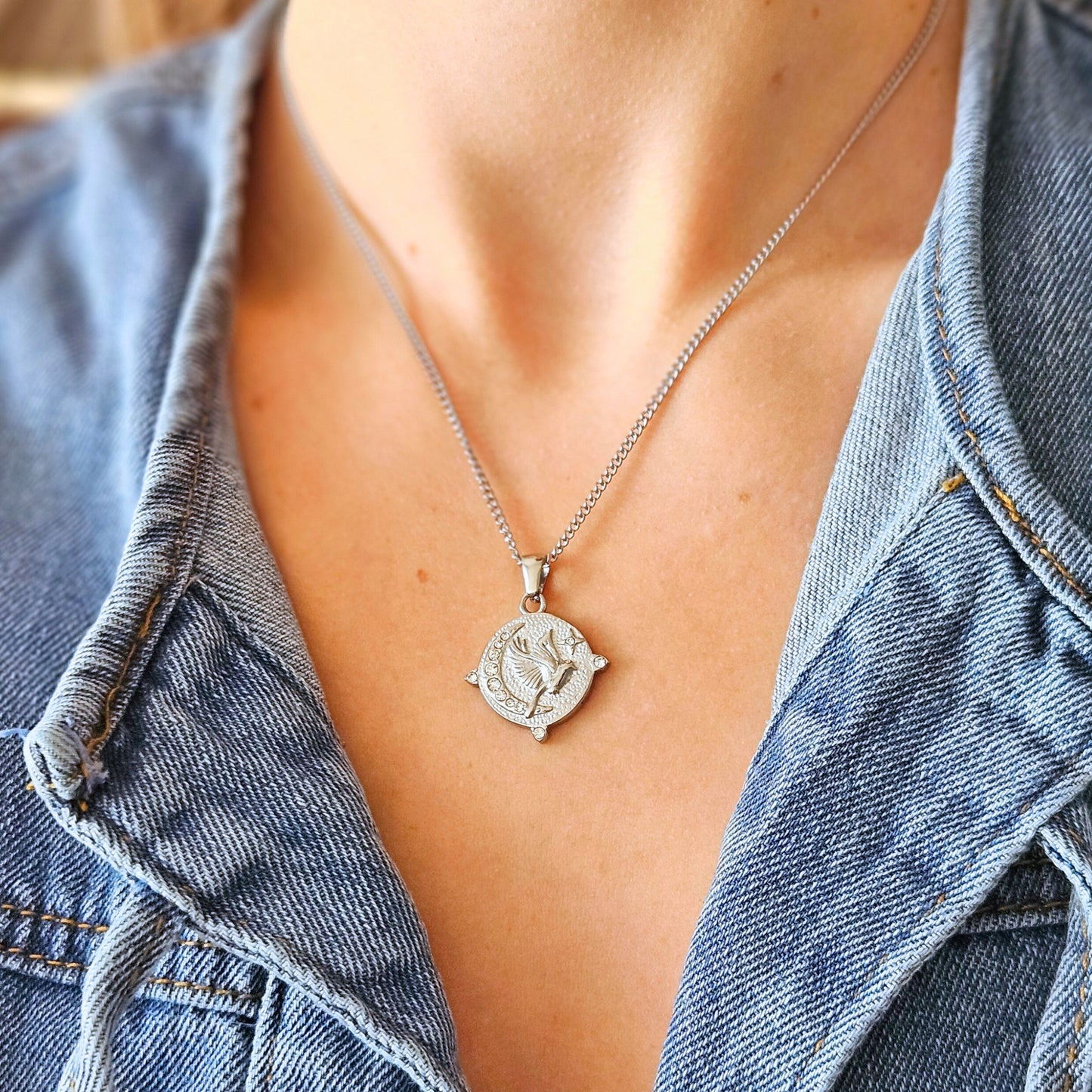 Naszyjnik MOONBIRD silver