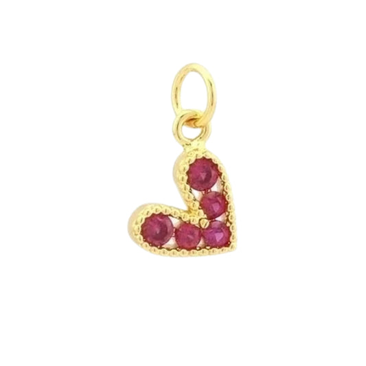 CHARMS "SHINE HEART" red