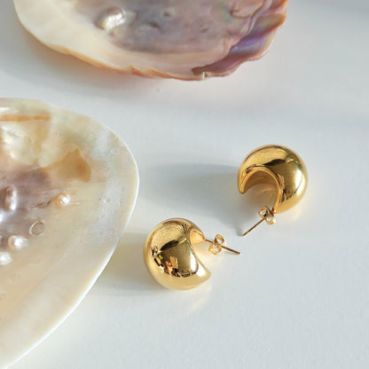 Kolczyki "SORA" gold
