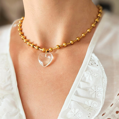 Naszyjnik "PURE HEART" gold