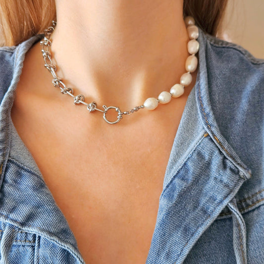 Naszyjnik OCEAN DROP silver