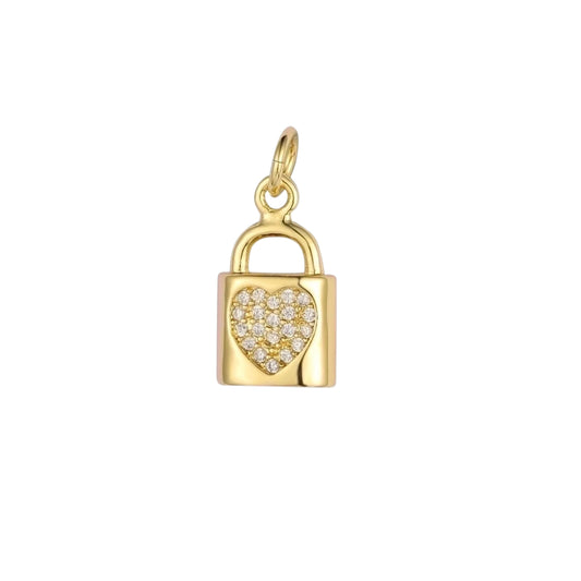 Charms "HEART PADLOCK"