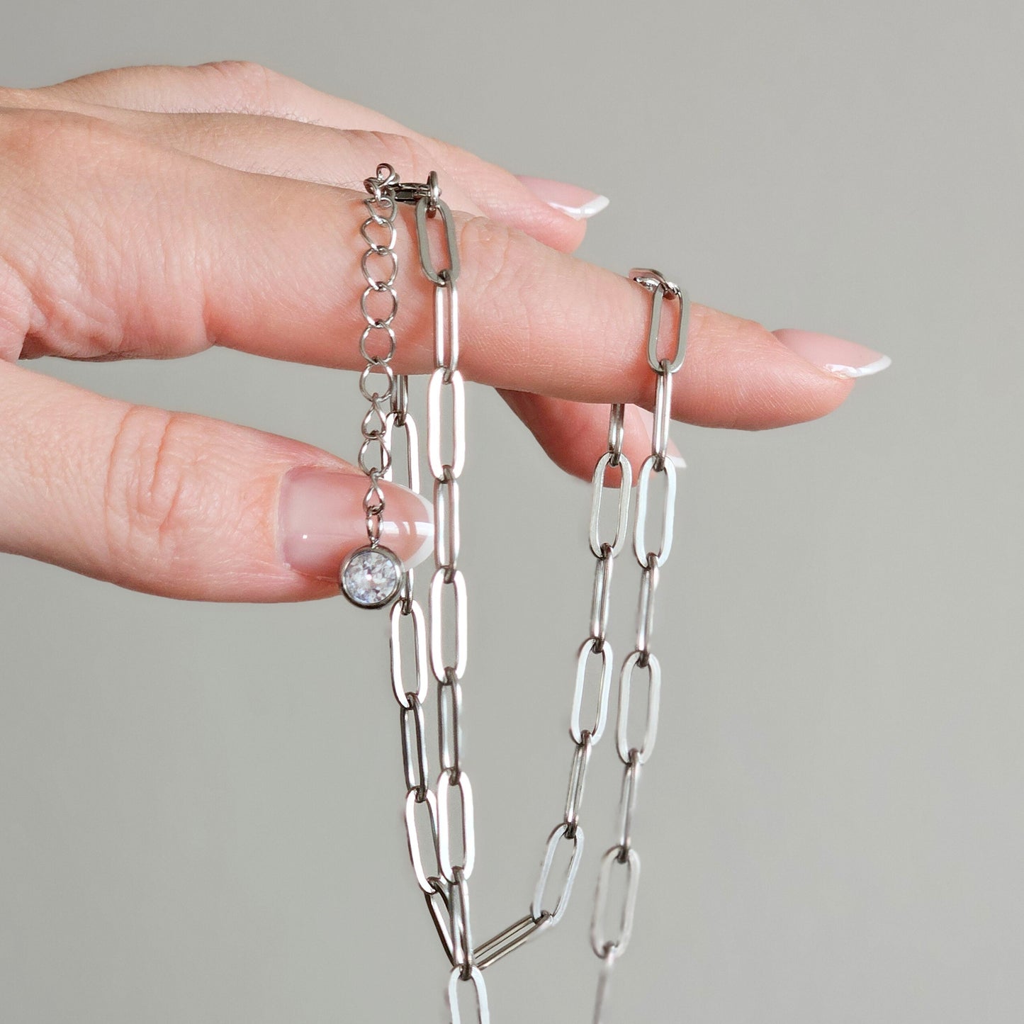 Łańcuszek AURA silver