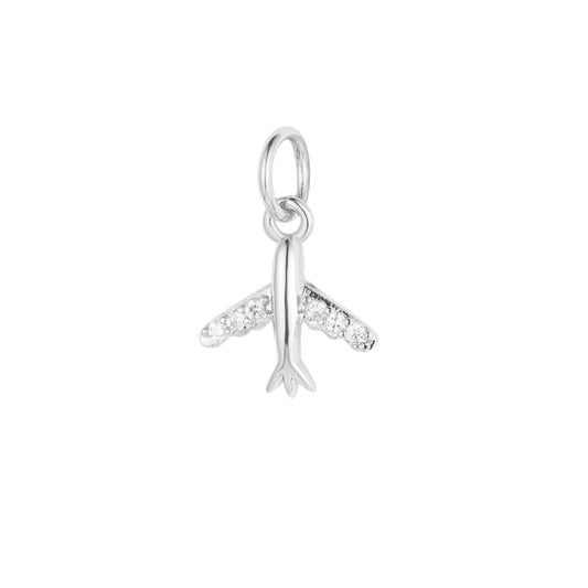 Charms "PLANE" silver