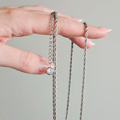 Łańcuszek ELIRA silver