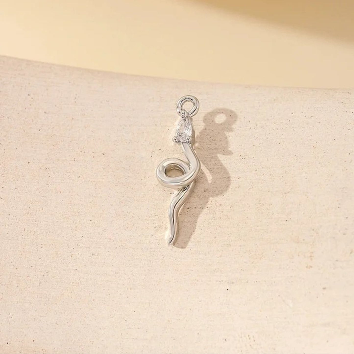 Charms "MINI SNAKE" silver