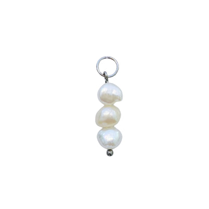 Charms "PEARL LINE" silver