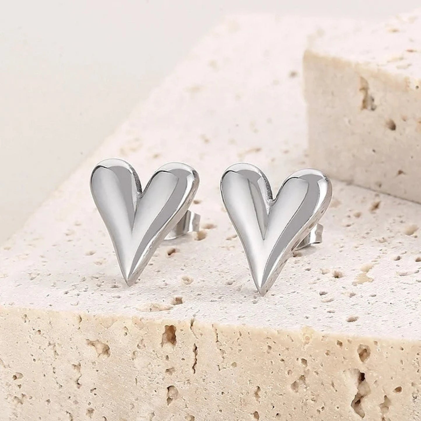 Kolczyki "MINI HEART" silver