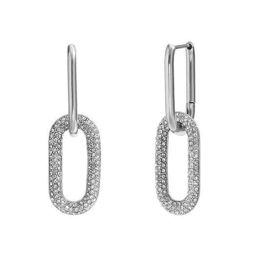 Kolczyki "LUNE" silver