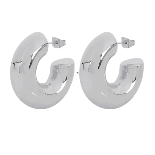 Kolczyki "RUVIA" silver