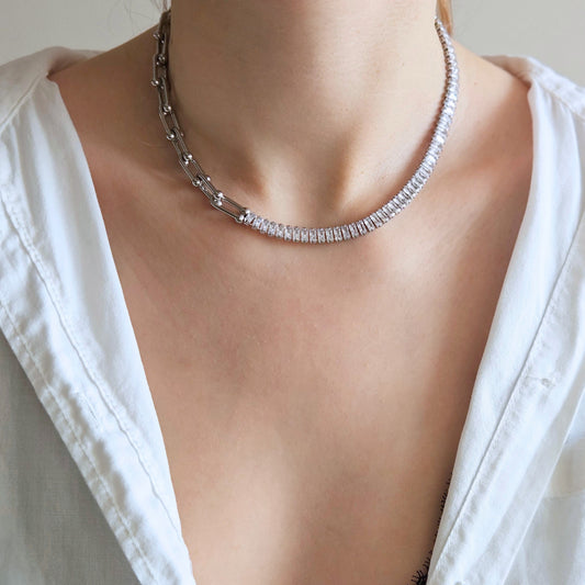 Naszyjnik U-Chain Gleam silver