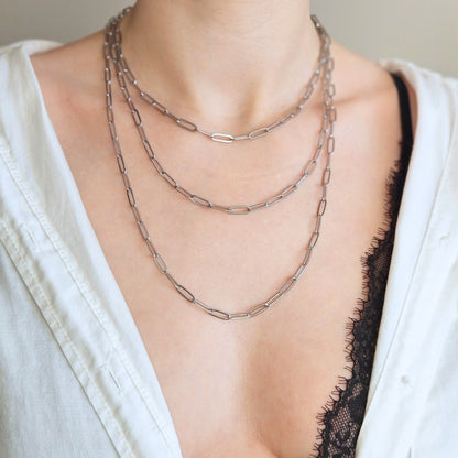 Łańcuszek AURA silver