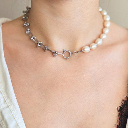 Naszyjnik OCEAN DROP silver