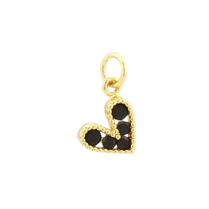 Charms SHINE HEART black
