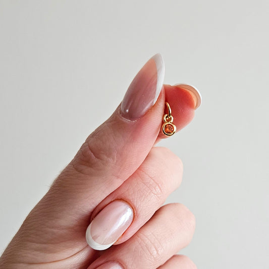 Charms ORANGE CRYSTAL