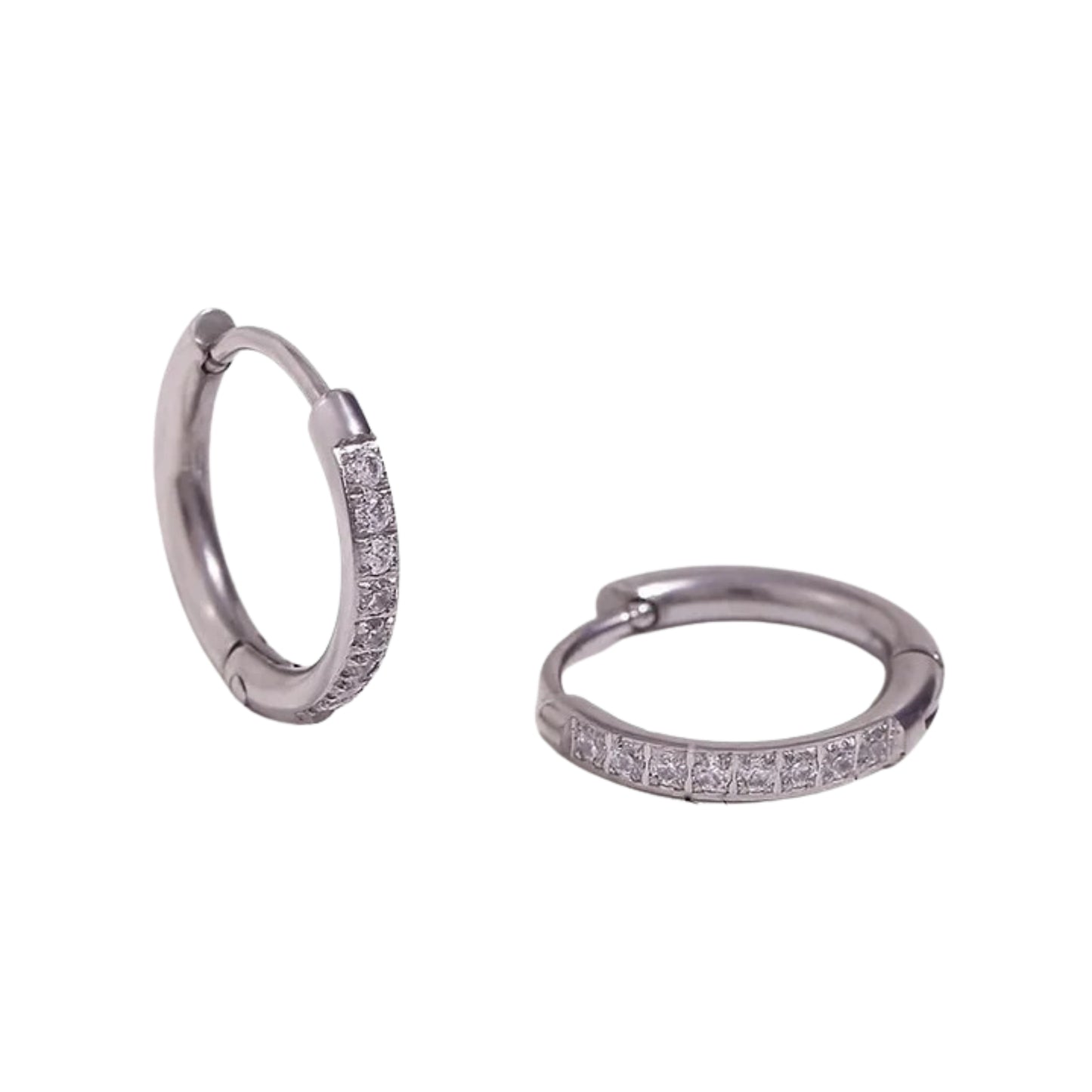 Kolczyki "LYRA MINI" silver
