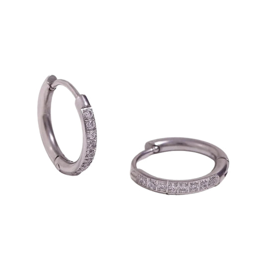 Kolczyki "LYRA MINI" silver