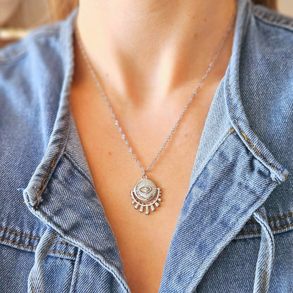 Naszyjnik "MISTIC EYE" silver