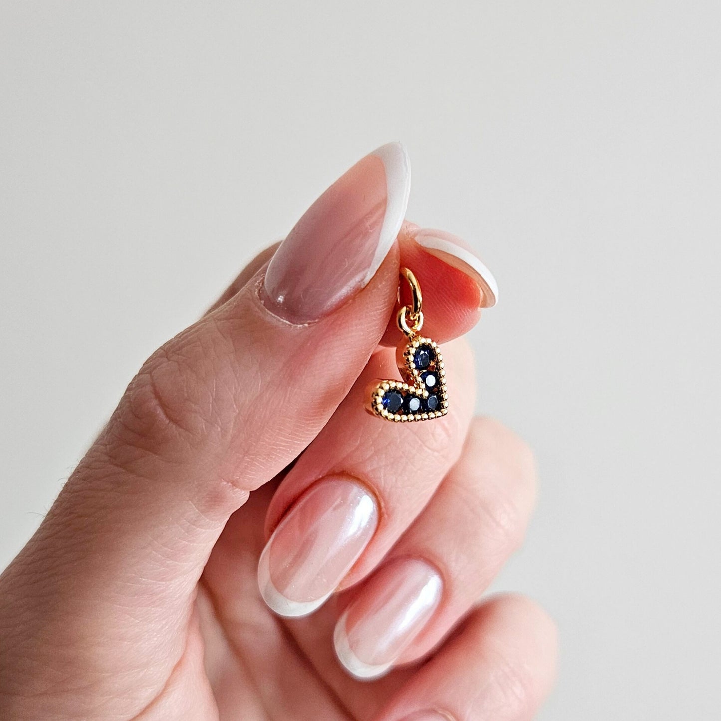 Charms SHINE HEART blue