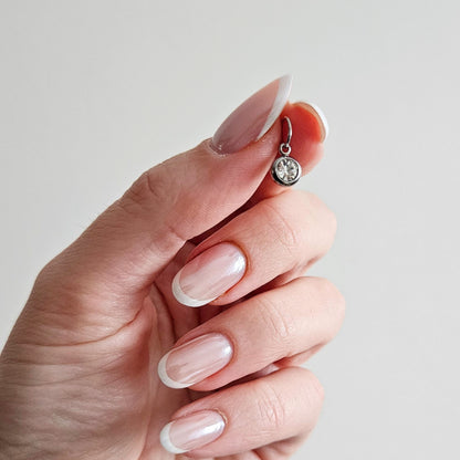 Charms PURE CRYSTAL silver