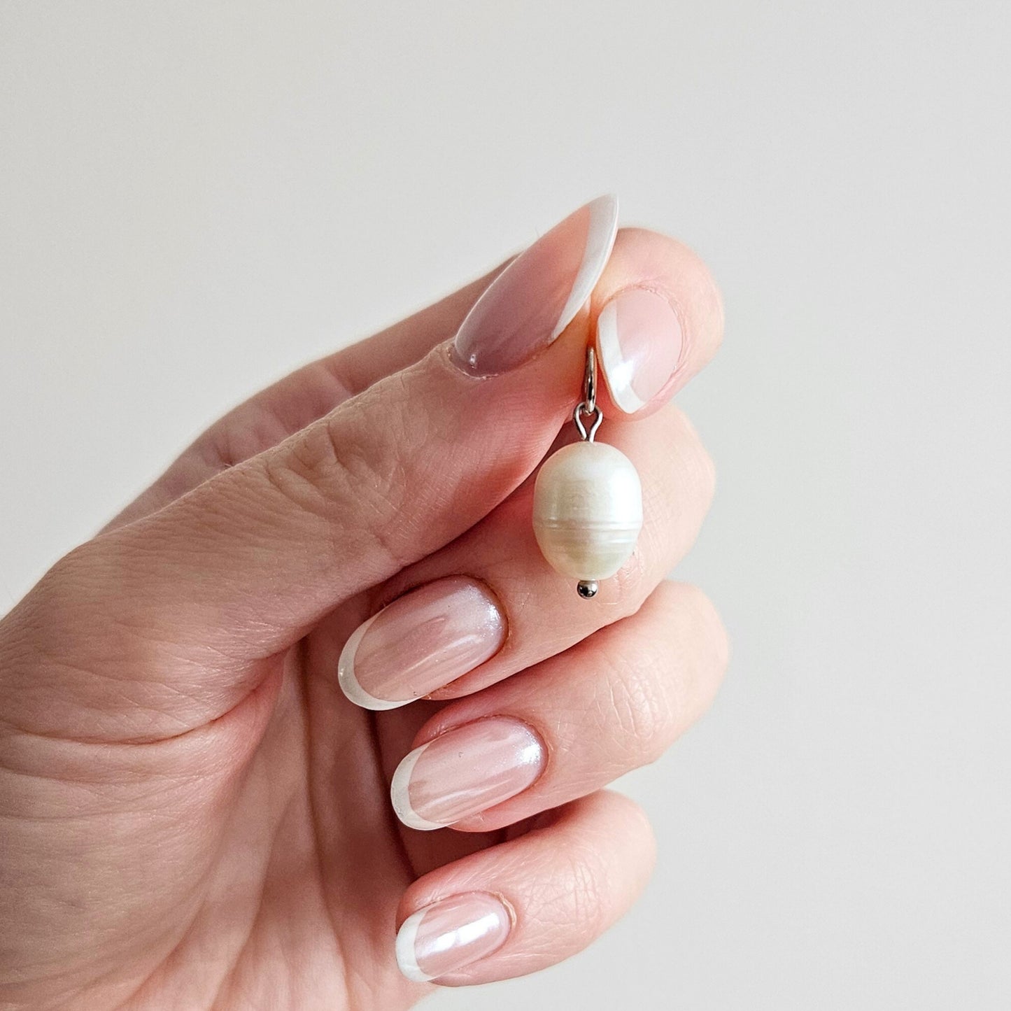 Charms LARGE PEARL silver