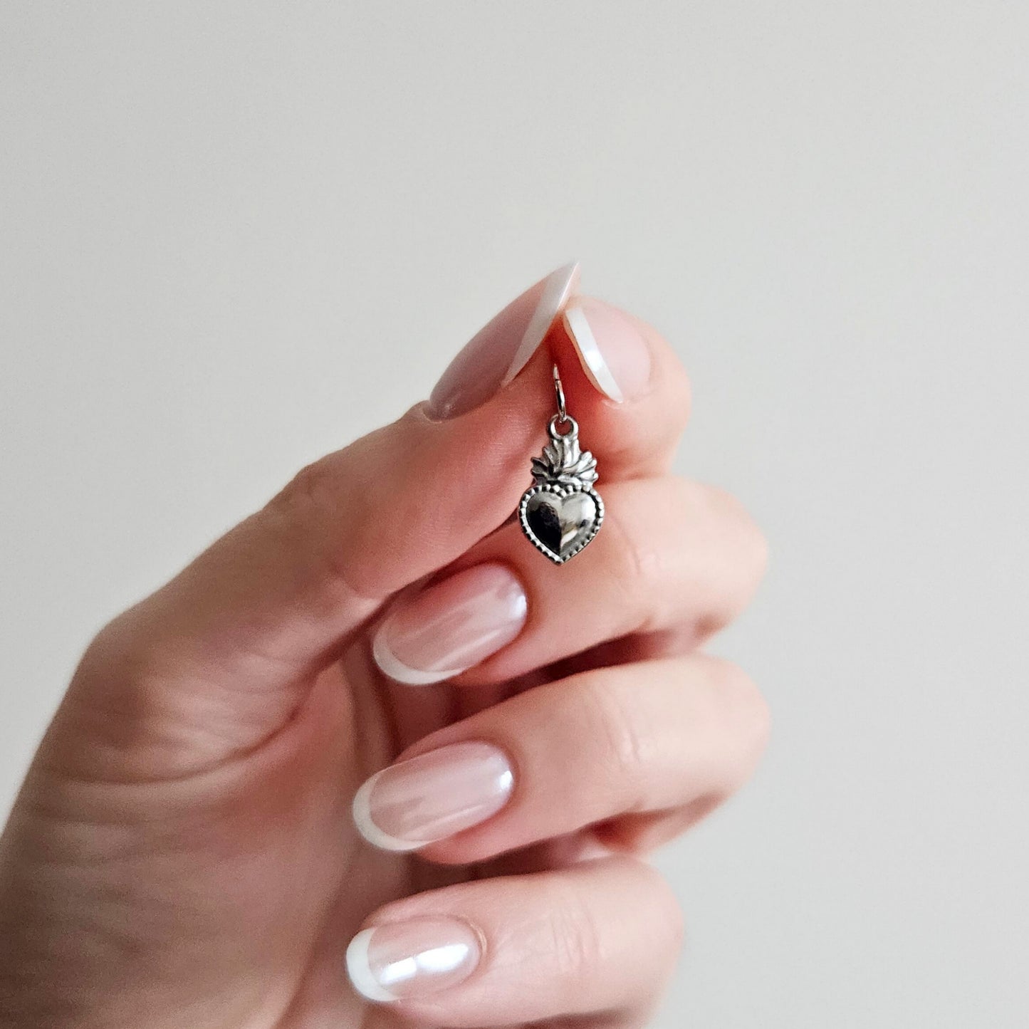 Charms MINI LOVE HEART silver