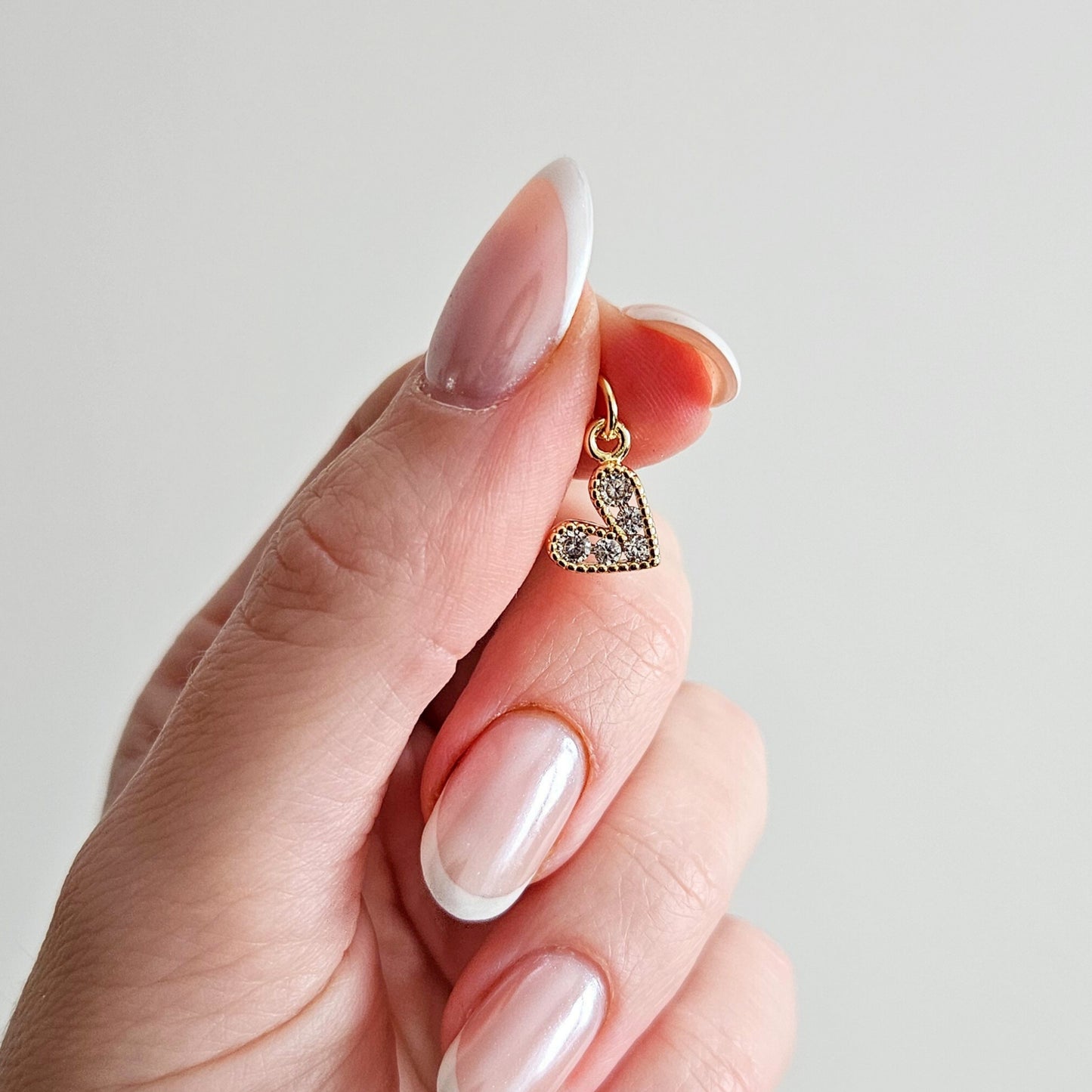 Charms SHINE HEART clear