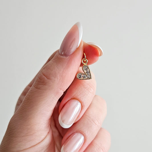 Charms SHINE HEART clear